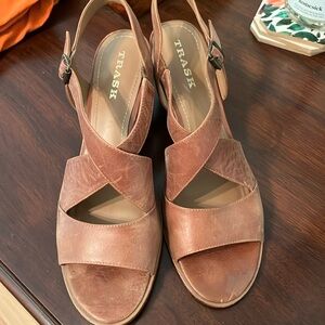 Trask leather heels